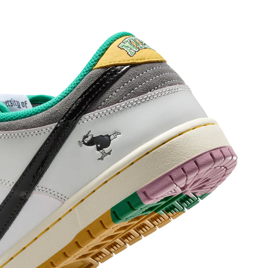 Nike SB Dunk Low Pro - Summit White/Black-White-Iron Grey - Image 8