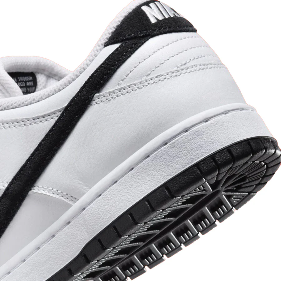 Nike SB Dunk Low Pro - White/Black-White-Black - Image 8