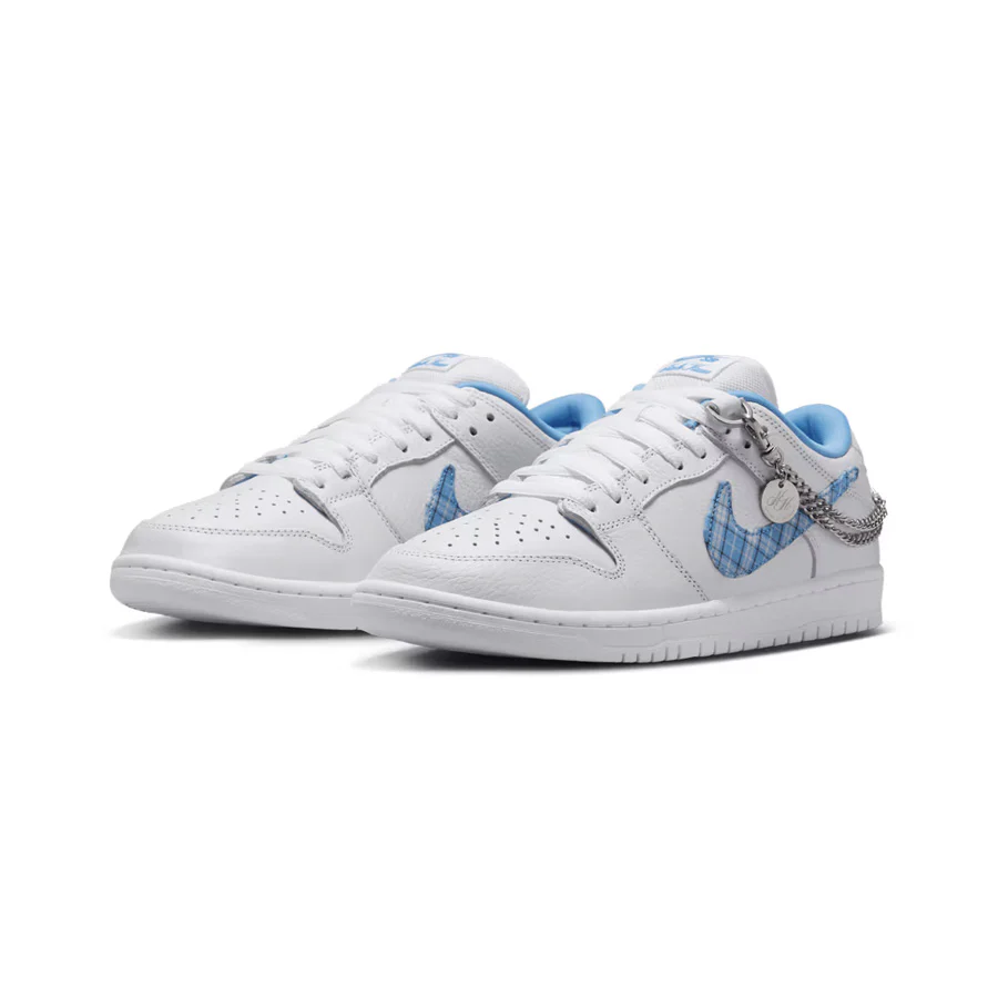 Nike SB Dunk Low Pro - White/University Blue - Image 3