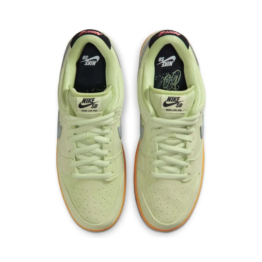 Nike SB Dunk Low "Verdugo Mountain" LT Liquid LimeE/Wolf Grey-Black - Image 4