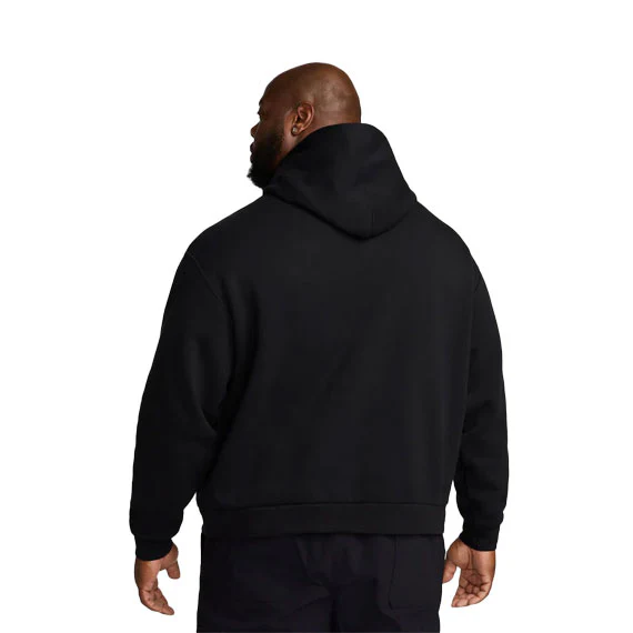 Nike SB Essential Logo Fleece Pullover Hoodie Black/White - Image 2