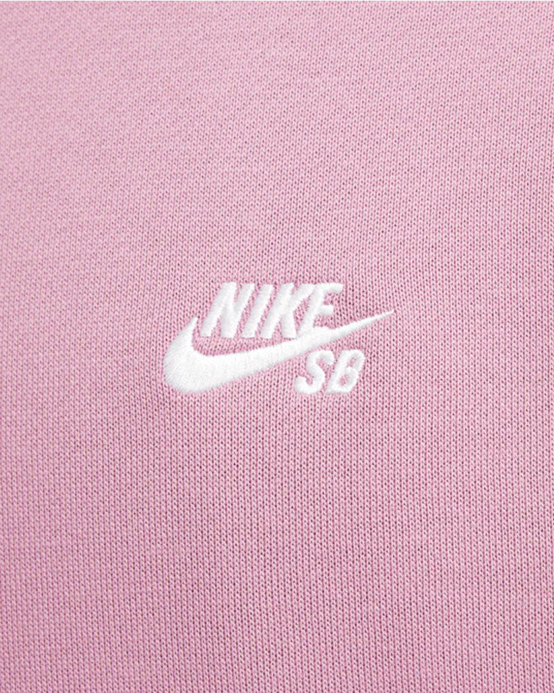 Nike SB Essentials Hooded Sweatshirt - Plum Dust/White - Image 3