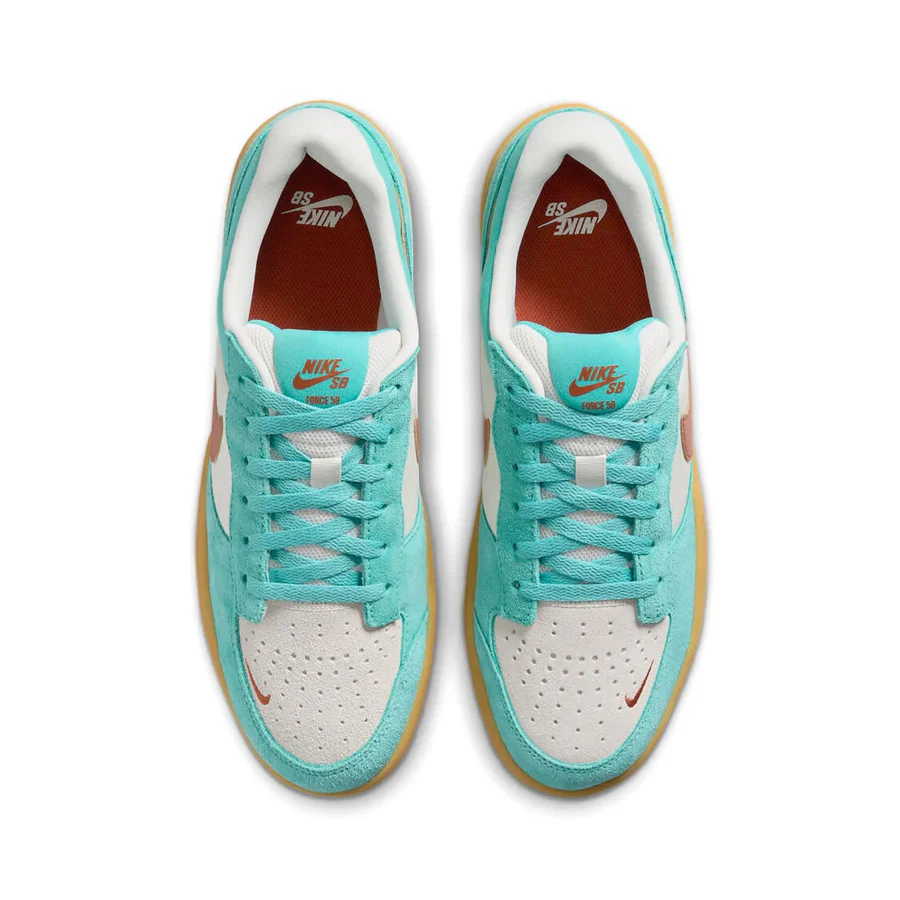Nike SB Force 58 - Green Frost/Dark Russet-Phantom - Image 4