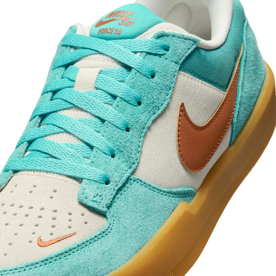 Nike SB Force 58 - Green Frost/Dark Russet-Phantom - Image 7