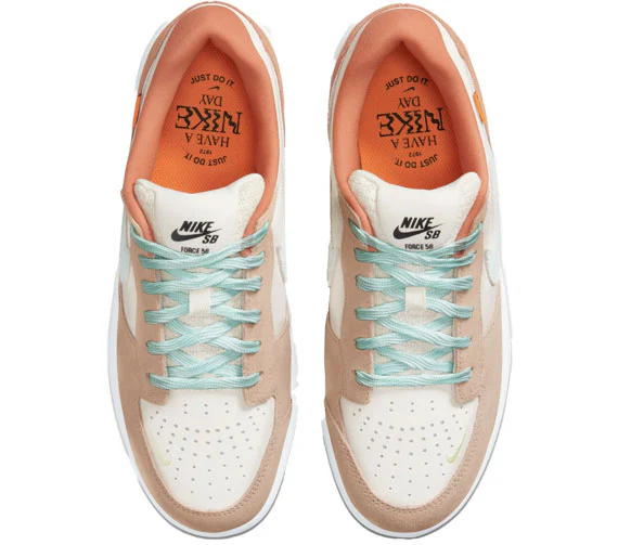 Nike SB Force 58 - Pale Ivory/Jade Ice-White-Hemp - Image 2