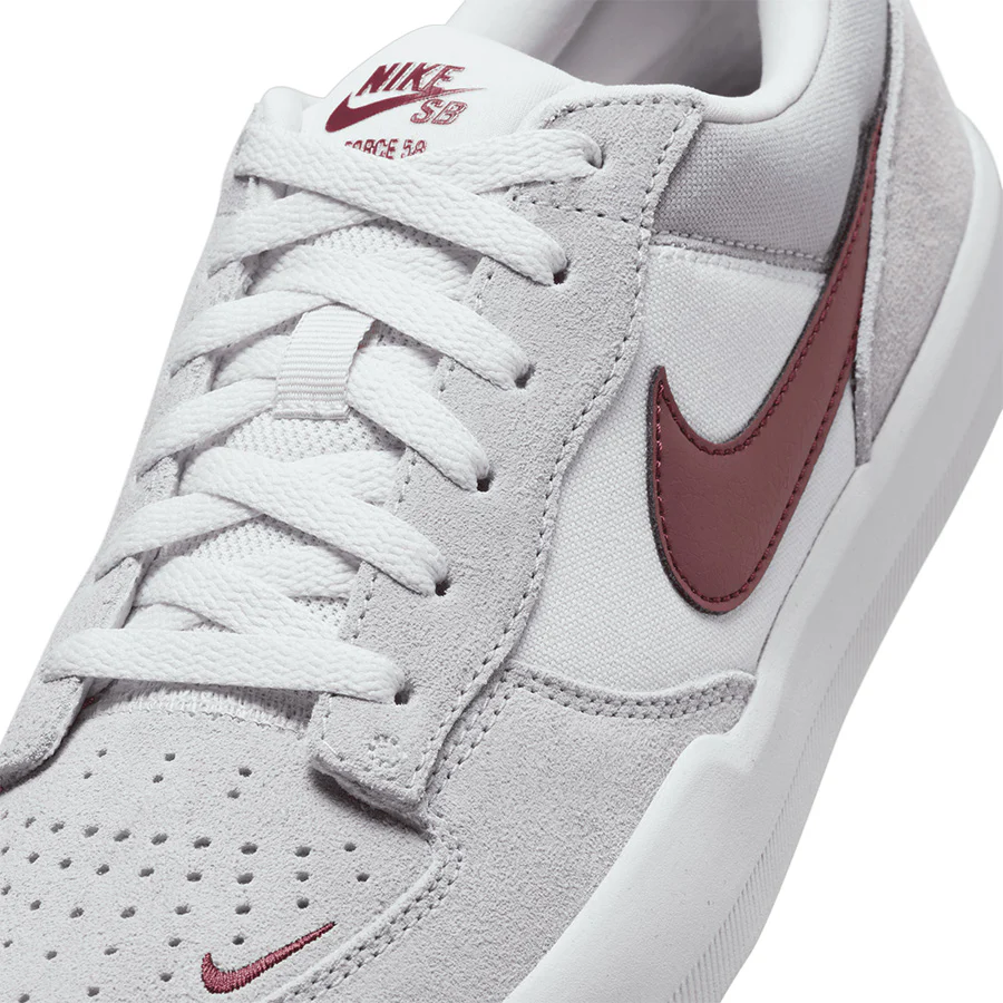 Nike SB Force 58 - Platinum Tint/Dark Team Red-Wolf Grey - Image 8
