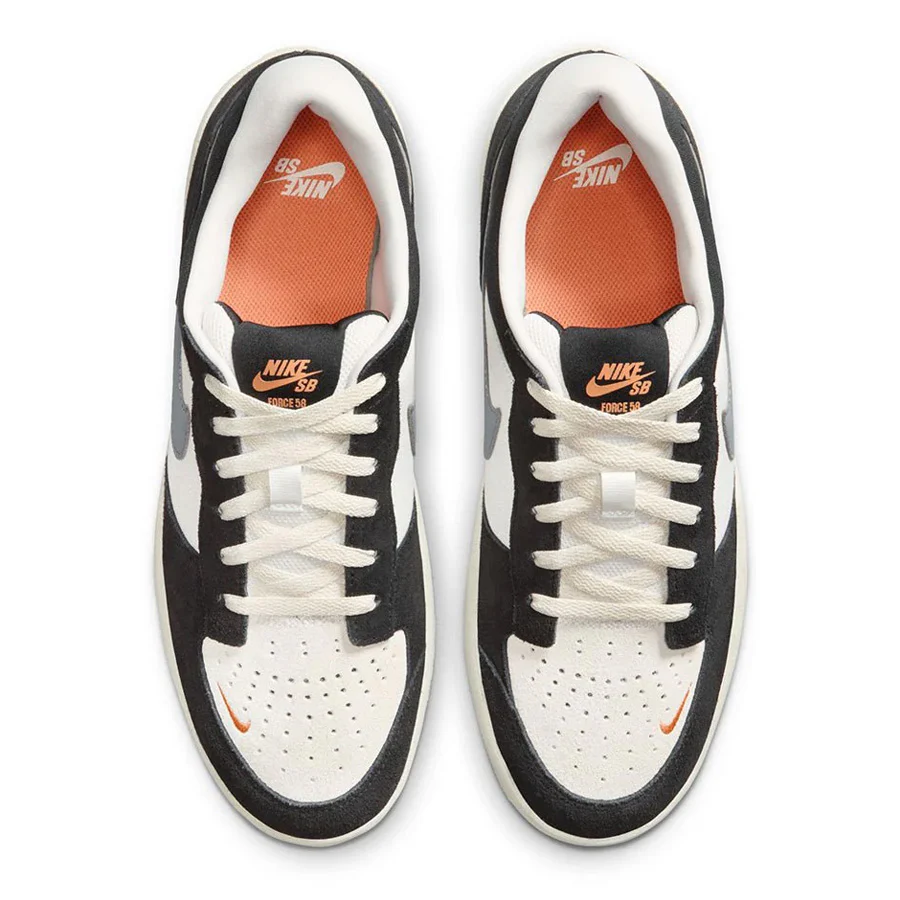 Nike SB Force 58 Shoe Black/Cool Grey-Summit White-Sail - Image 3