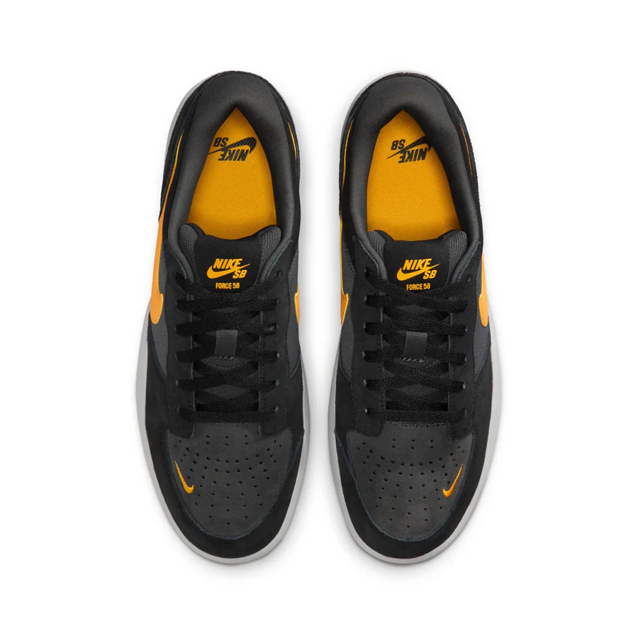 Nike SB Force 58 Shoe Black/University Gold-Anthracite - Image 4