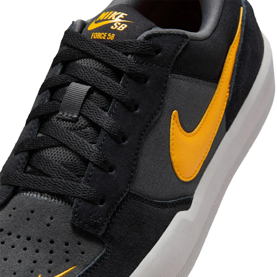 Nike SB Force 58 Shoe Black/University Gold-Anthracite - Image 6