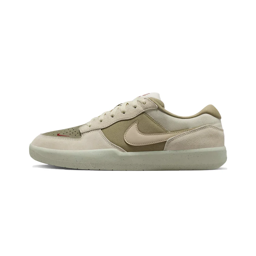 Nike SB Force 58 Shoe Coconut Milk/Linen-Neutral Olive - Image 2