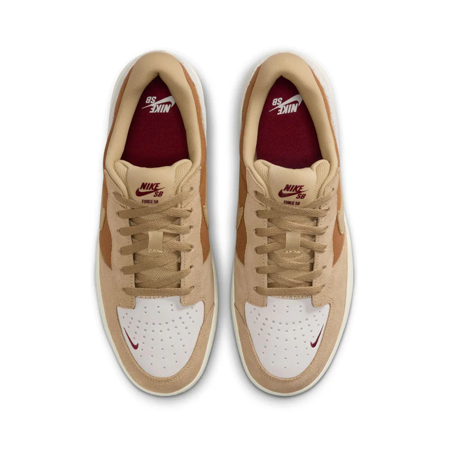 Nike SB Force 58 Shoe Lt British Tan/Parachute Beige - Image 4