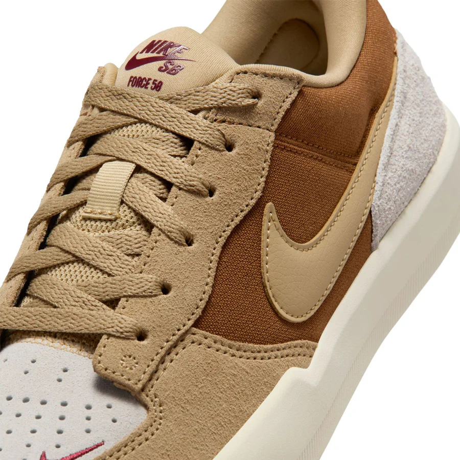 Nike SB Force 58 Shoe Lt British Tan/Parachute Beige - Image 7