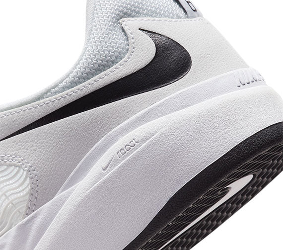 Nike SB Ishod Wair Premium - White/Black-White-Black - Image 5