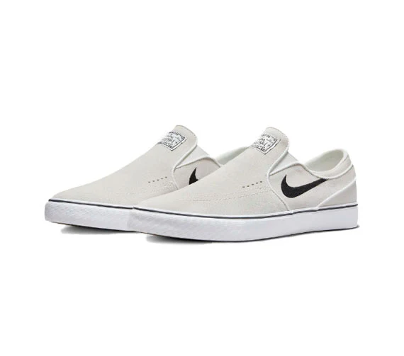 Nike SB Janoski+ Slip - Summit White/Black-Summit White-White - Image 3