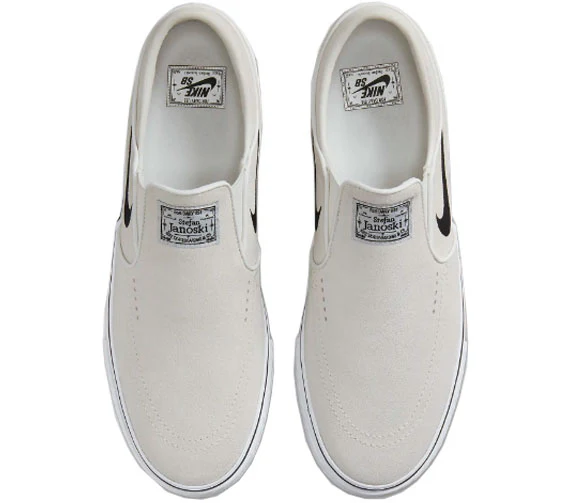 Nike SB Janoski+ Slip - Summit White/Black-Summit White-White - Image 4