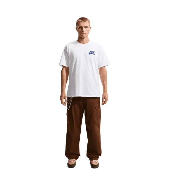 Nike SB LBR Logo T-Shirt White/Game Royal