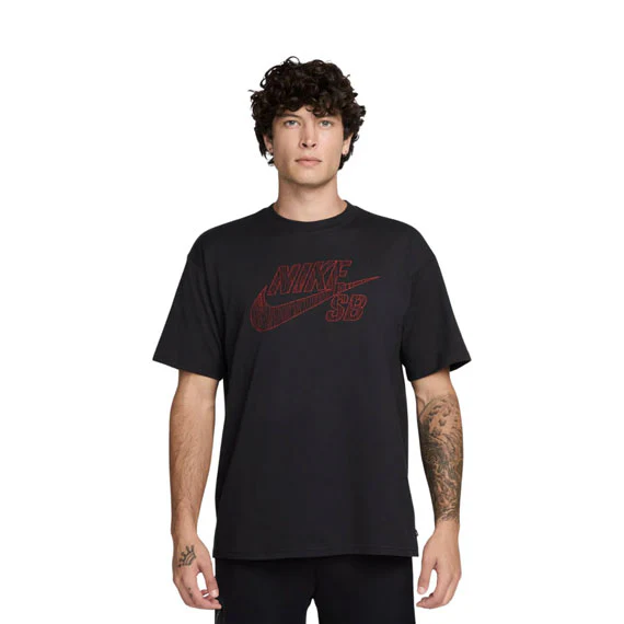 Nike SB LSE Logo Fill T-Shirt Black/University Red