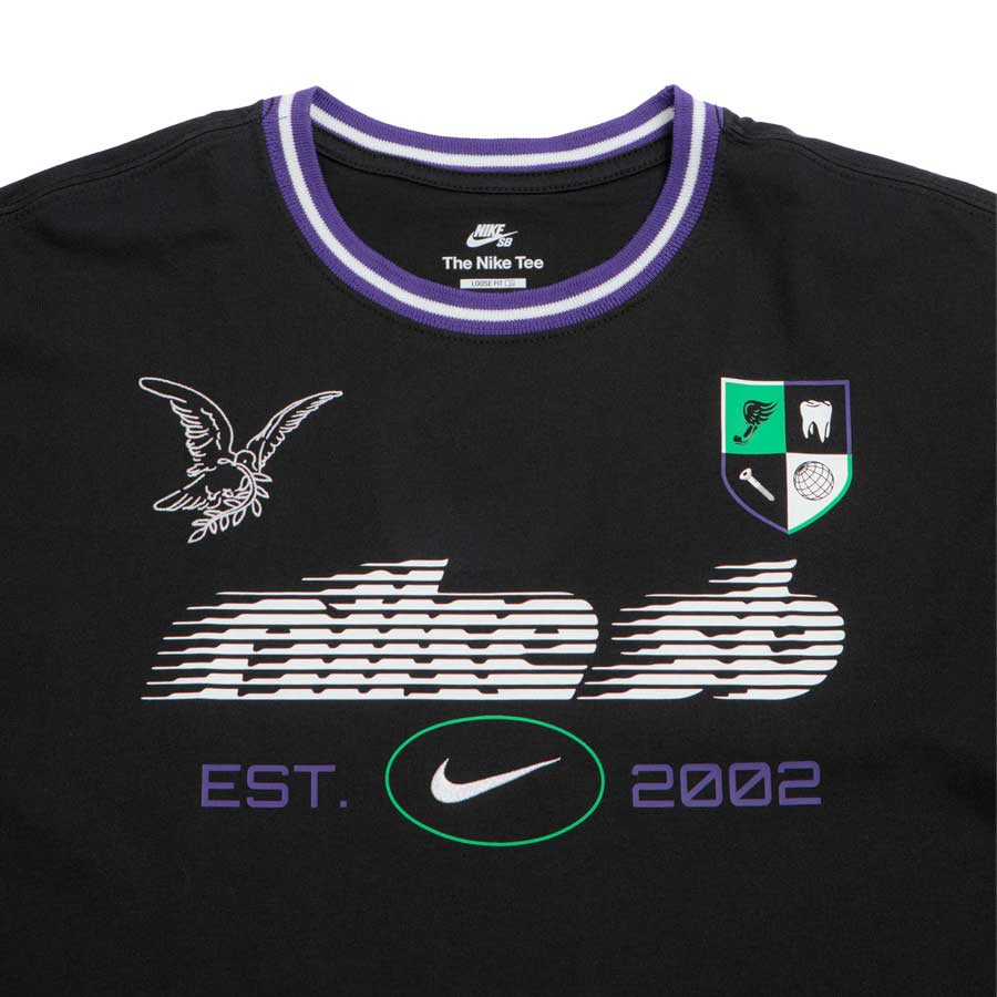 Nike Sb LSE Long Sleeve Rugby T-Shirt Black - Image 2