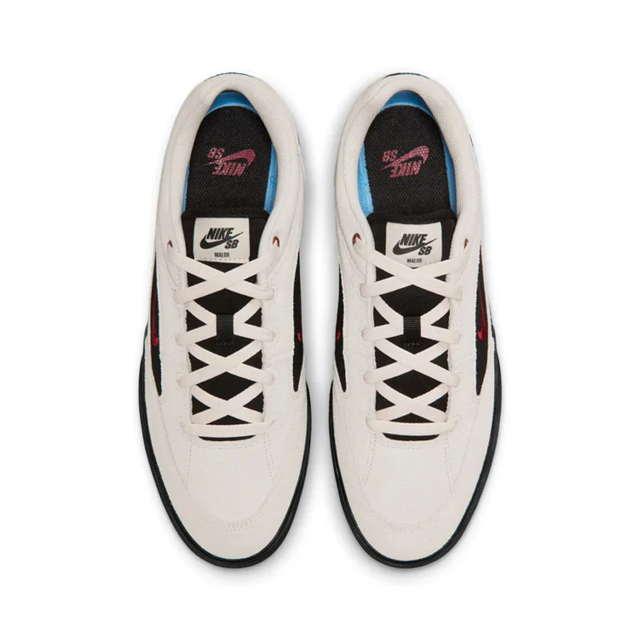 Nike SB Malor Shoe Lt Orewood Brn/Team Red-Black - Image 4