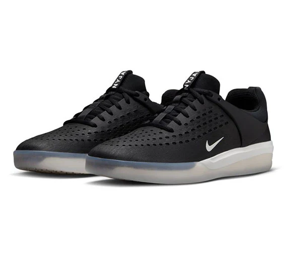 Nike SB Nyjah 3 - Black/White-Black-Summit White - Image 2