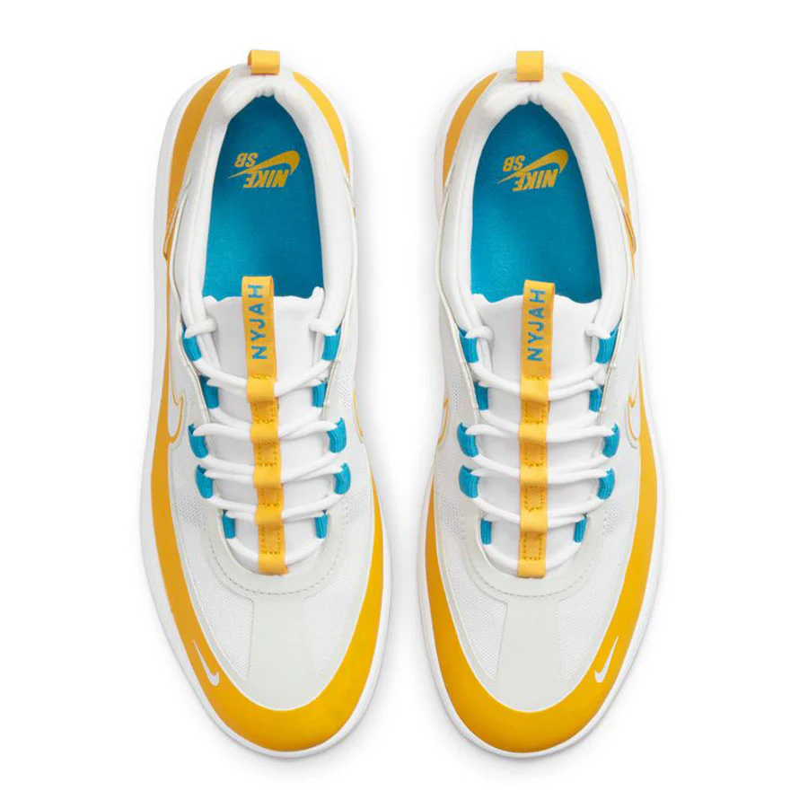 Nike SB Nyjah Free 2 - Dark Sulfur/White-Laser Blue - Image 5