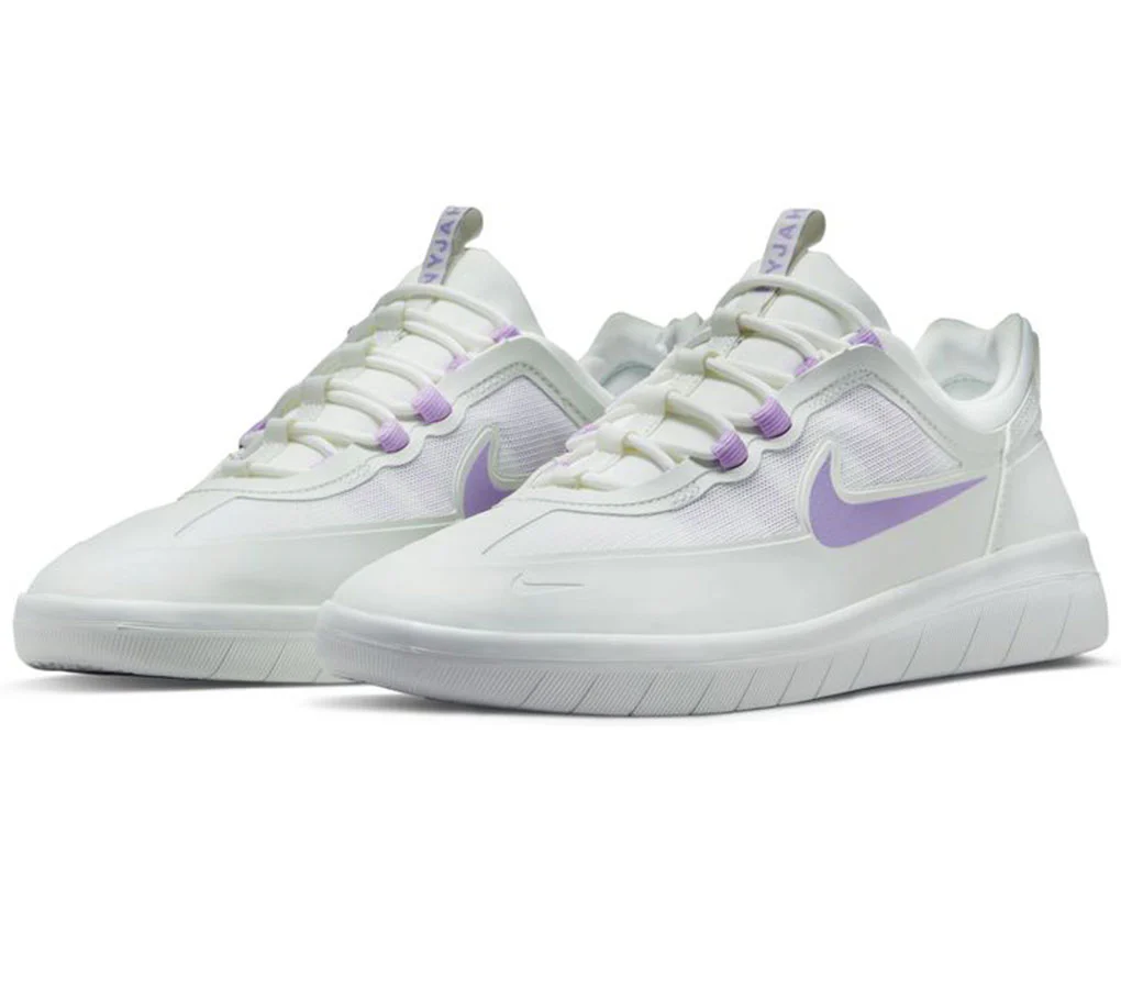 Nike SB Nyjah Free 2 - Summit White/Lilac-Summit White - Image 2