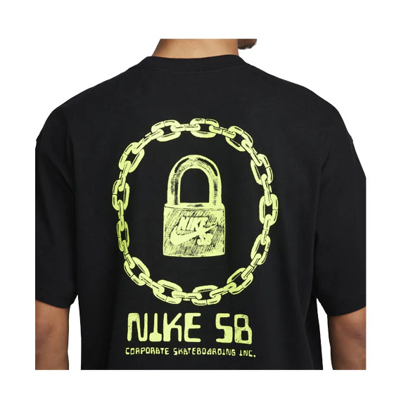 Nike SB On Lock T-Shirt - Black - Image 3