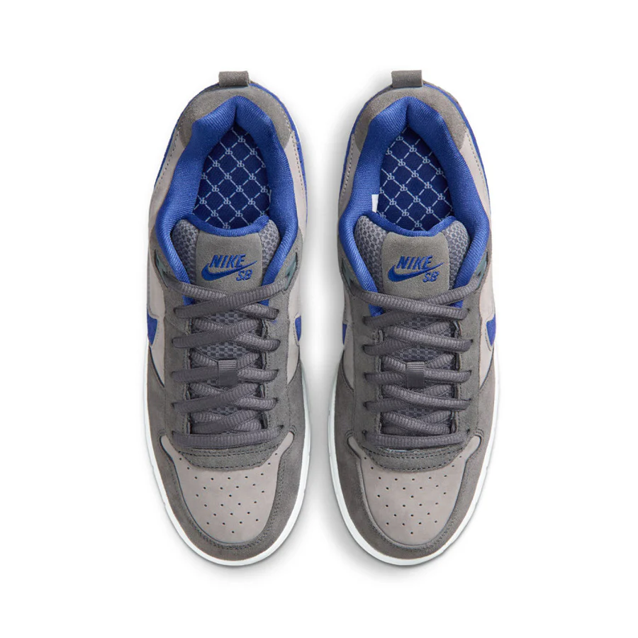 Nike SB Paul Rodriguez Zoom Air Low Shoe Flint Grey/Deep Royal Blue - Image 4