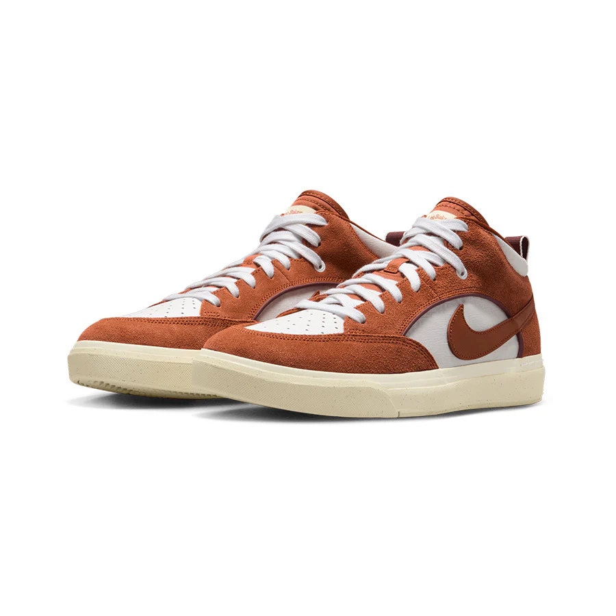 Nike SB React Leo - Dark Russet/Dark Russet-White-Dark Pony - Image 3
