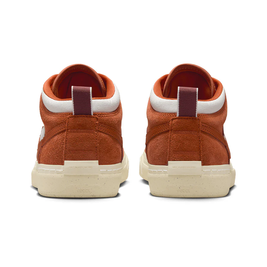 Nike SB React Leo - Dark Russet/Dark Russet-White-Dark Pony - Image 4