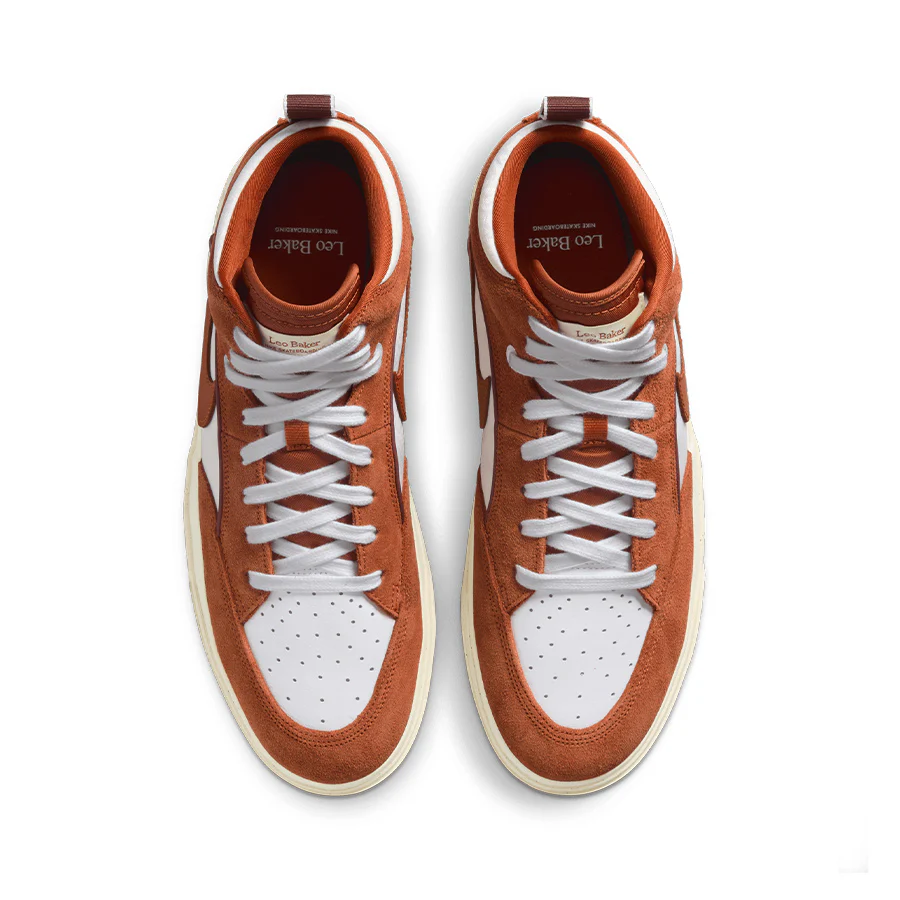 Nike SB React Leo - Dark Russet/Dark Russet-White-Dark Pony - Image 7
