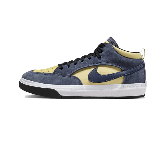 Nike SB React Leo - Thunder Blue/Thunder Blue-Saturn Gold - Image 2