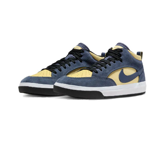 Nike SB React Leo - Thunder Blue/Thunder Blue-Saturn Gold - Image 3