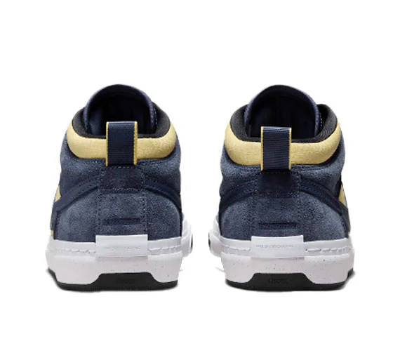 Nike SB React Leo - Thunder Blue/Thunder Blue-Saturn Gold - Image 5