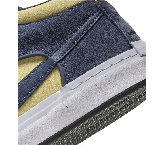Nike SB React Leo - Thunder Blue/Thunder Blue-Saturn Gold - Image 7