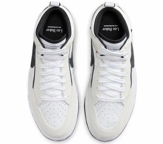 Nike SB React Leo - White/Black - Image 3