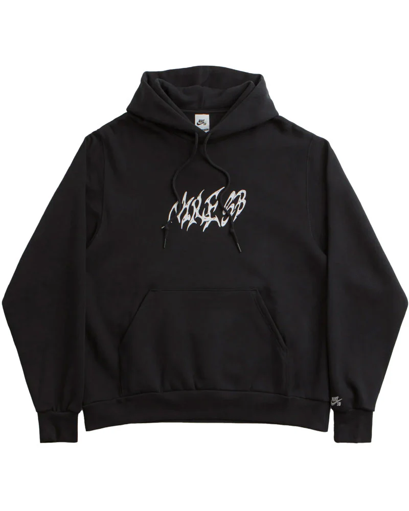 Nike SB Stallion Hooded Sweatshirt - Black/White - Image 2