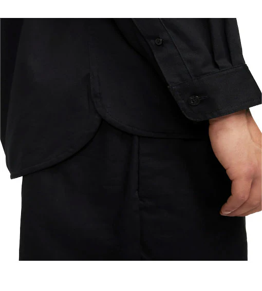 Nike SB Tanglin Skate Button Up Long Sleeve - Black - Image 4