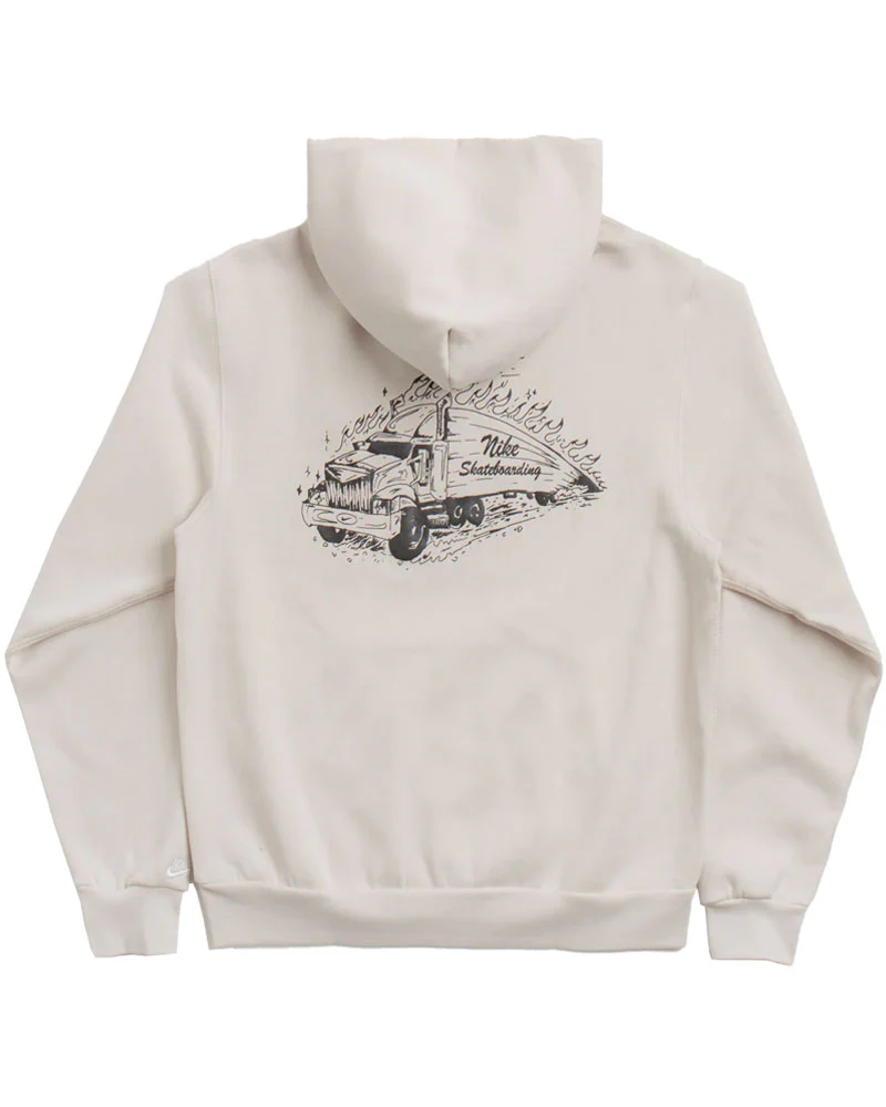 Nike SB Truckin Hooded Sweatshirt - Light Orewood Brown - Image 2