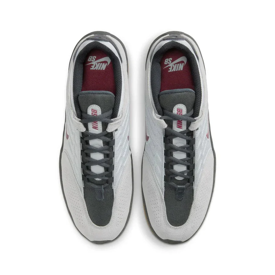 Nike SB Vertebrae - Lt Smoke Grey/Dark Team Red - Image 3