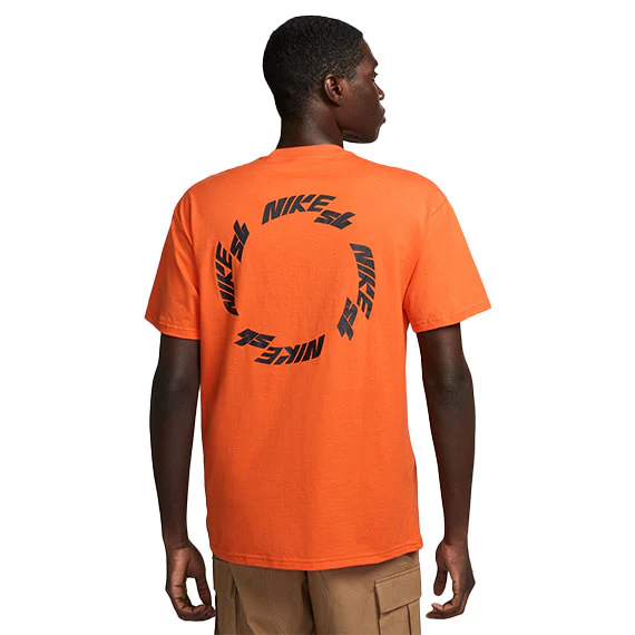Nike SB Wheel T-Shirt Safety Orange - Image 2