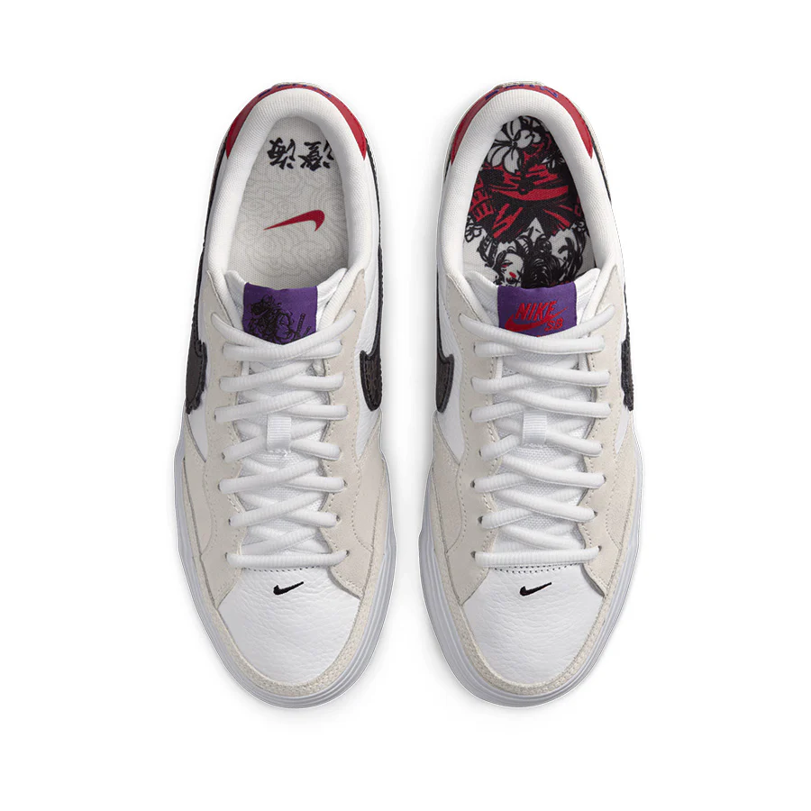 Nike SB Wmns Zoom Pogo Plus - Sail/Black-White-Gym Red - Image 8