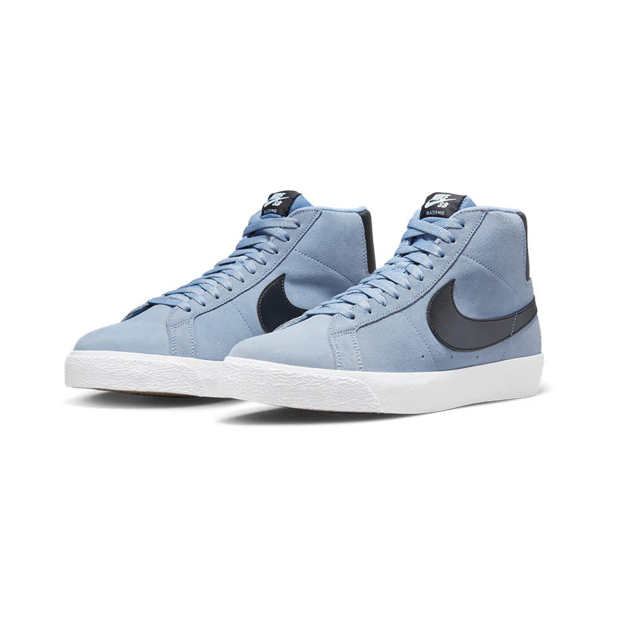Nike SB Zoom Blazer Mid - Ashen Slate/Black-White-Ashen Slate - Image 3
