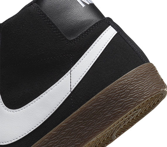 Nike SB Zoom Blazer Mid - Black/White-Black-Sail - Image 7