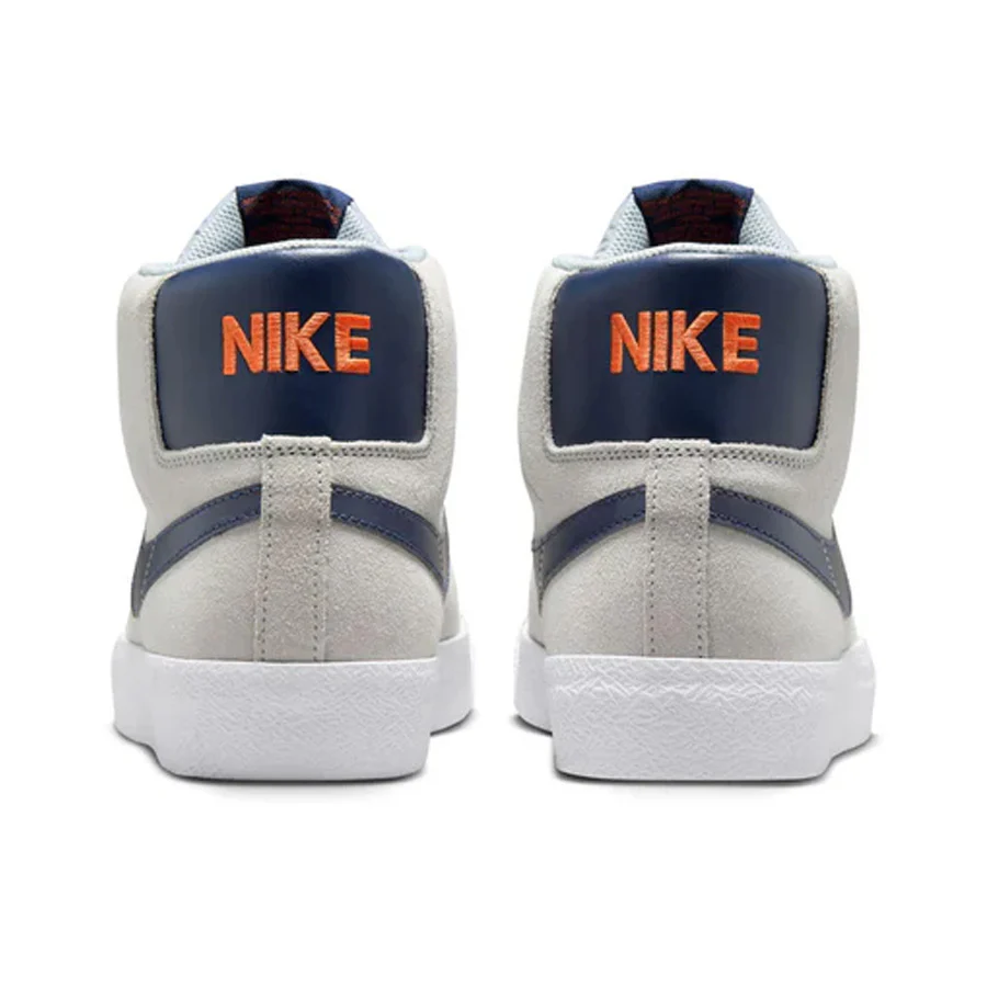 Nike SB Zoom Blazer Mid - Wolf Grey/Midnight Navy-Cosmic Clay - Image 5