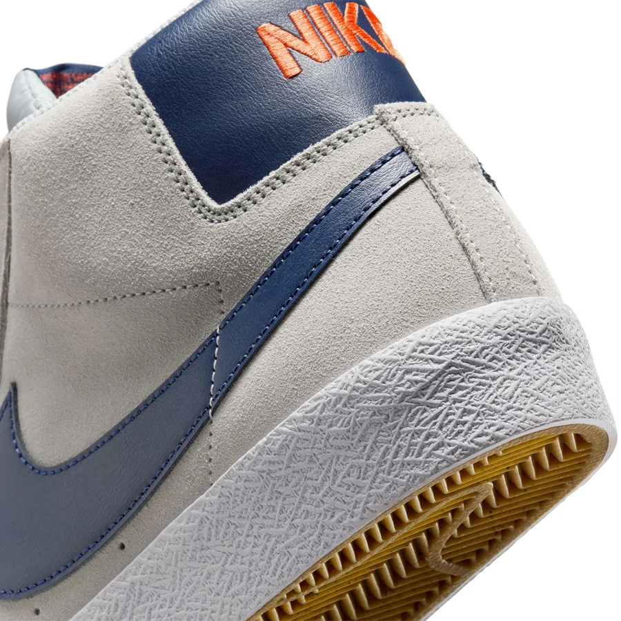 Nike SB Zoom Blazer Mid - Wolf Grey/Midnight Navy-Cosmic Clay - Image 7
