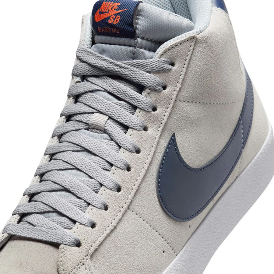 Nike SB Zoom Blazer Mid - Wolf Grey/Midnight Navy-Cosmic Clay - Image 8