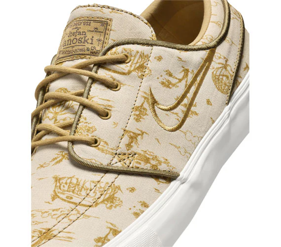 Nike SB Zoom Janoski OG+ Premium - Sesame/Flt Gold - Image 6