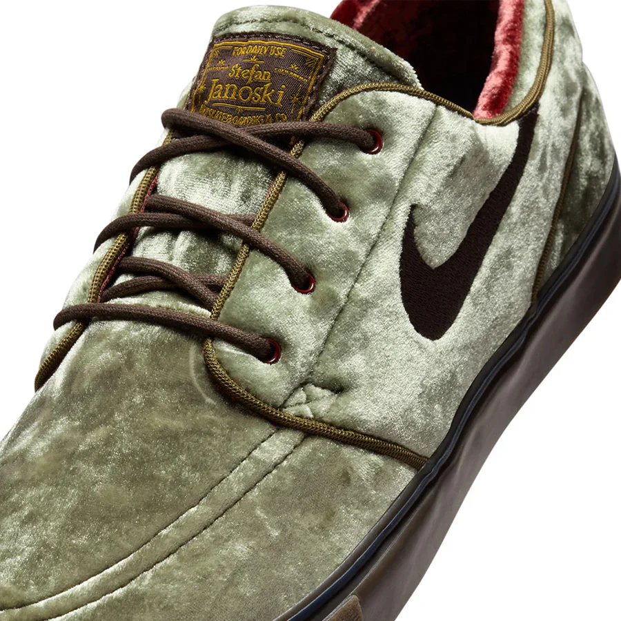 Nike SB Zoom Janoski OG+ SE - Medium Olive/Baroque Brown - Image 7