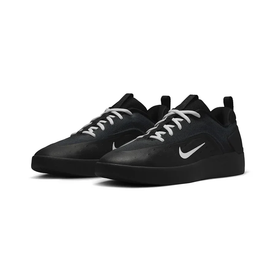 Nike SB Zoom Nyjah 4 Shoe Black/White-Black-White - Image 3